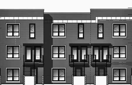 Faubourg Rousseau, immeuble de condos locatifs à Montréal