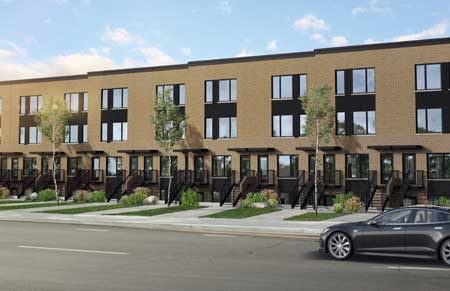 Le Sherbrooke-Fletcher, immeuble de condos locatifs contemporain à Montréal